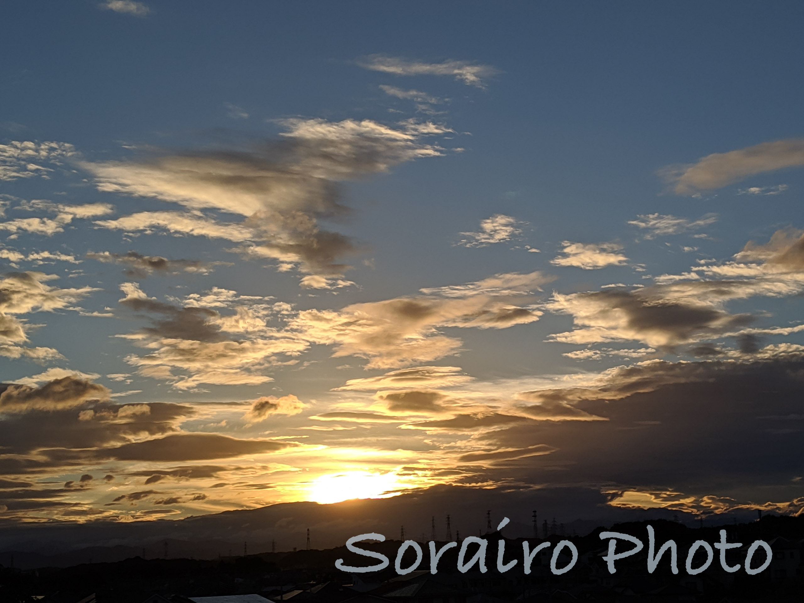 2019年7月26日夕方の空模様